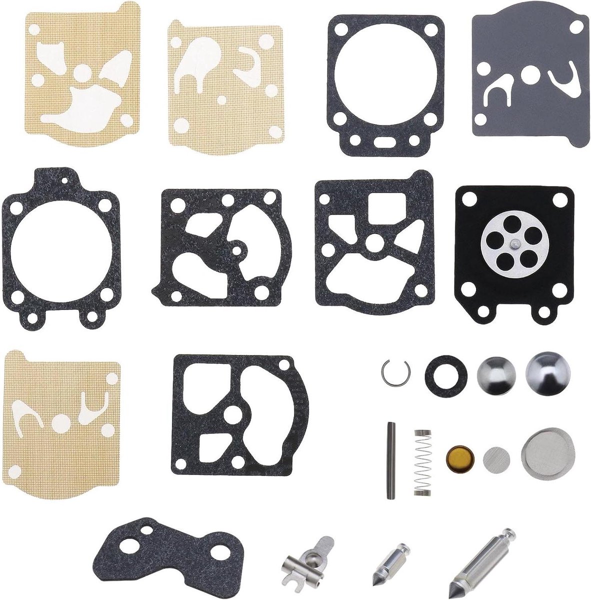 Allecto Plus - Carburateur Reparatie Kit K20-WAT voor Walbro WA & WT Serie - Vervanging Set - Complete Rebuild Kit - Auto-onderdelen.