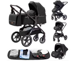 buggy - kinderwagen 3 in 1 - Draagbare Reizen Kinderwagen Aluminium Frame Opvouwbare Kinderwagens Hoge Landschap Auto voor Pasgeboren Baby