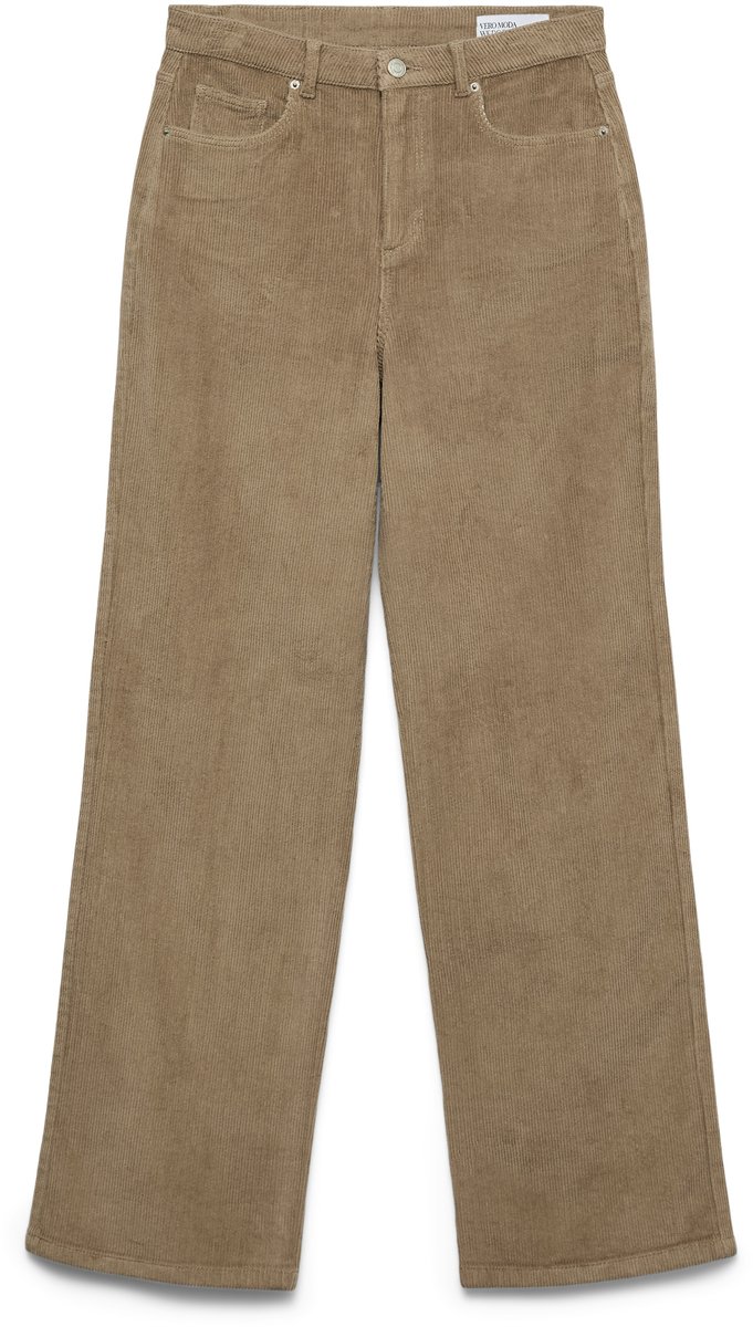 Vero Moda Broek met wijde pijpen VMTESSA High rise Wide fit Corduroy Jeans