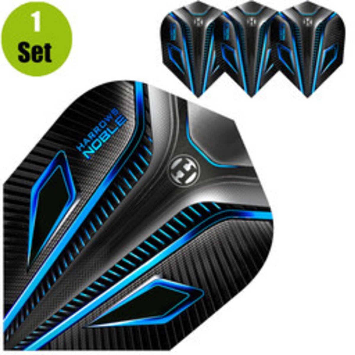 Harrows Noble Dartflights - Blauw