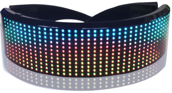 Lichtgevende Bril - Rood - LED