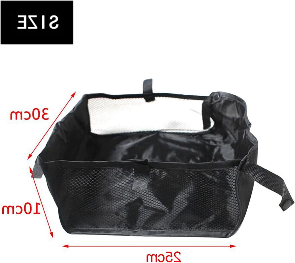 Opbergkoffer voor kinderwagen: Boodschappennet & Organisatietas - Handige accessoire voor kinderwagen of buggy