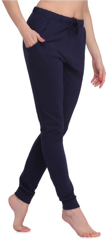 Merry Style – Pantalon femme – Long – Bleu marine – M - MS-MS10-277- SW