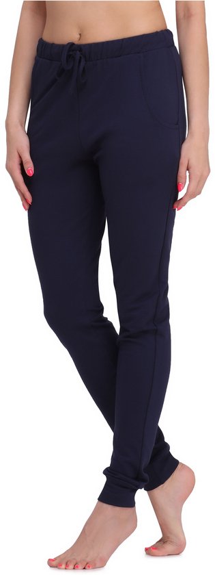 Merry Style – Pantalon femme – Long – Bleu marine – L - MS-MS10-277- SW