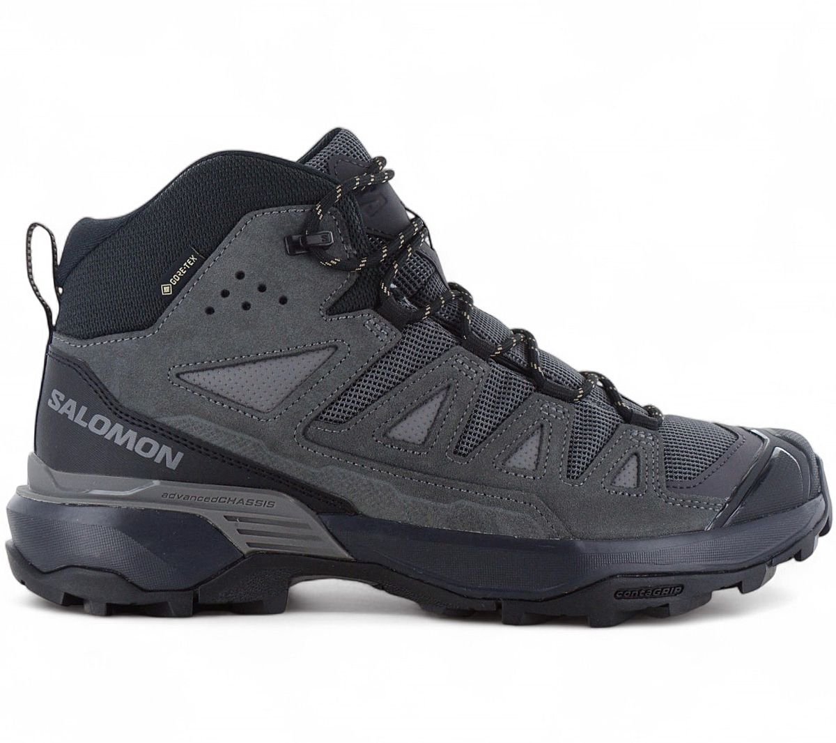 Salomon X ULTRA 360 LEATHER MID GTX GORE-TEX Heren Wandelschoenen Outdoor schoenen Boots 475708 1/3 Grijs