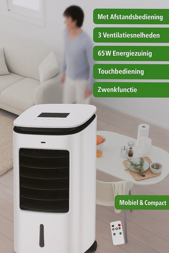 Royal Swiss Air Cooler Ventilateur Télécommande incluse