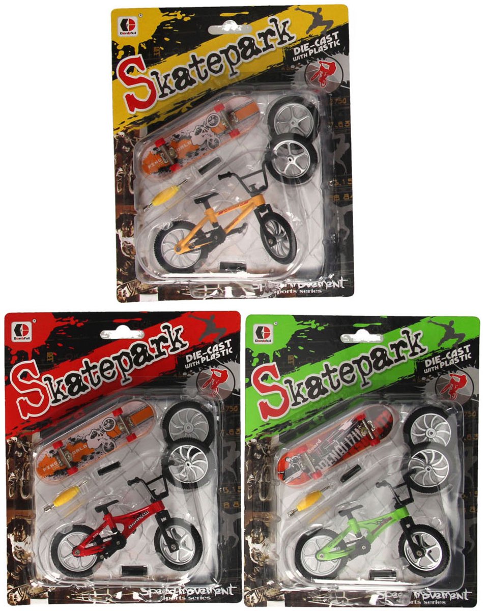 Vinger Stuntfiets met Accessoires