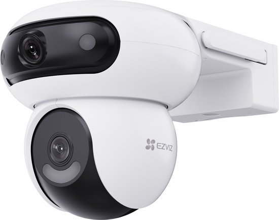 EZVIZ H90 Dual 2K+ Beveiligingscamera Buiten – 360° Pan & Tilt – Patrol Mode, Active Defense & Human Detection - Google Assistant & Alexa - IP65