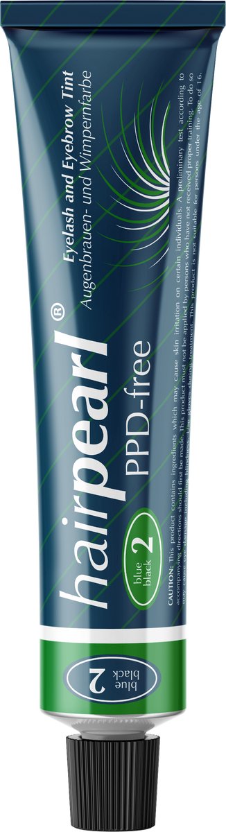 Hairpearl - PPD vrij - wimper en wenkbrauw verf - midnight Blue