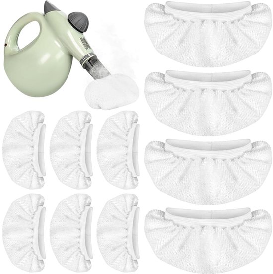 GEEHUA 10 stuks universele stoomdweilpads, wasbare GEEHUA 10 stuks universele stoomdweilpads, wasbare