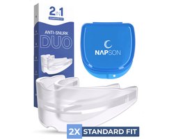 Napson® Snurkbeugel Duopack - 2x snurkbeugels - Anti Snurk Beugel voor mannen en vrouwen