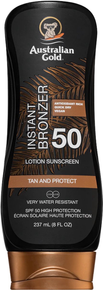 Australian Gold - SPF50 Lotion met Bronzer - 237 ML
