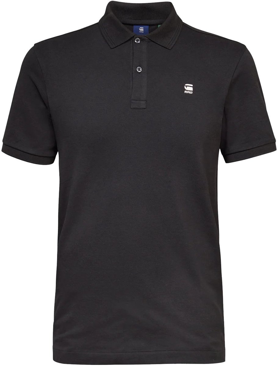 G-STAR Dunda slim polo ss Heren Poloshirt dk Zwart