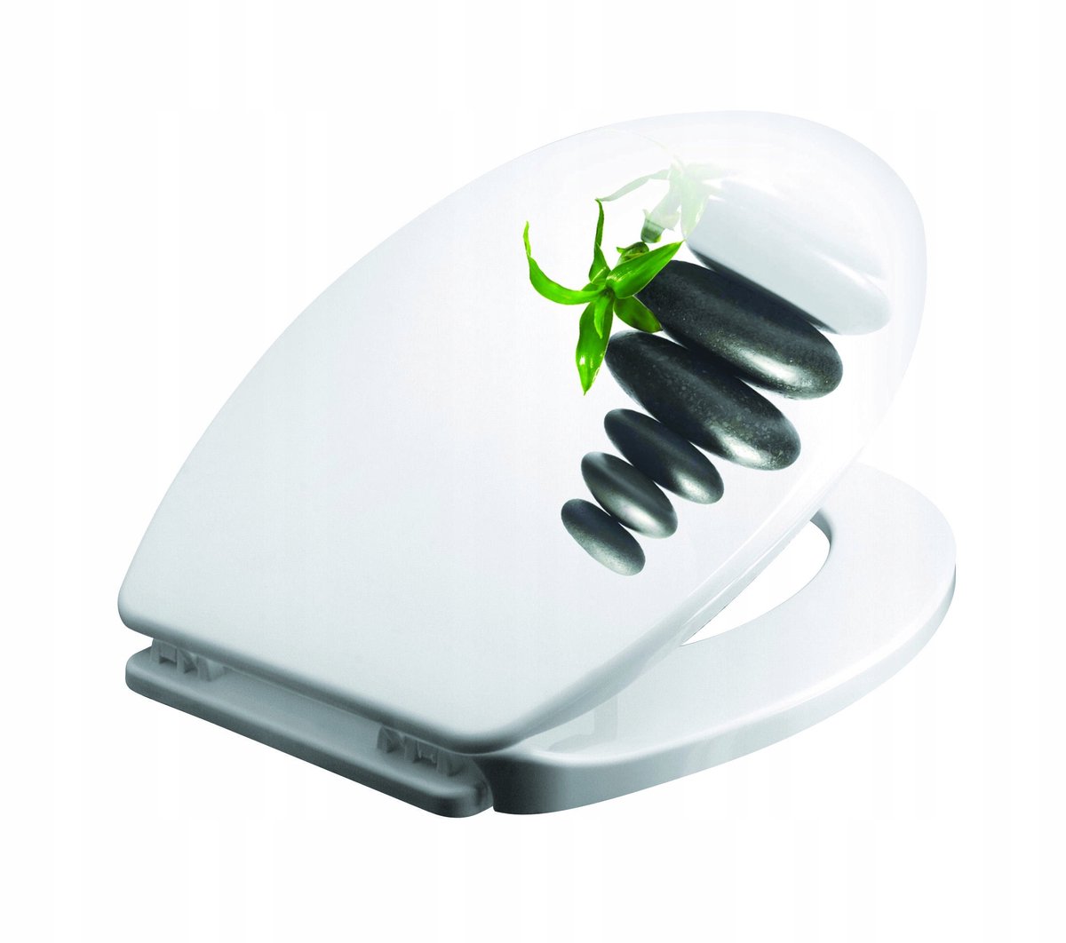 Bisk Iris Serie - Witte WC Bril - Ovaal - Kamyki Ontwerp