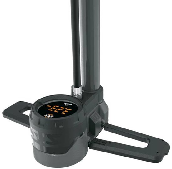 SKS Rennkompressor NXT Digi Vloerpomp Staal Incl. Manometer — afbeelding 3