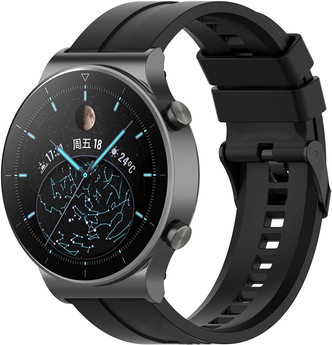 Geschik voor Huawei Watch GT2 Pro armband siliconen