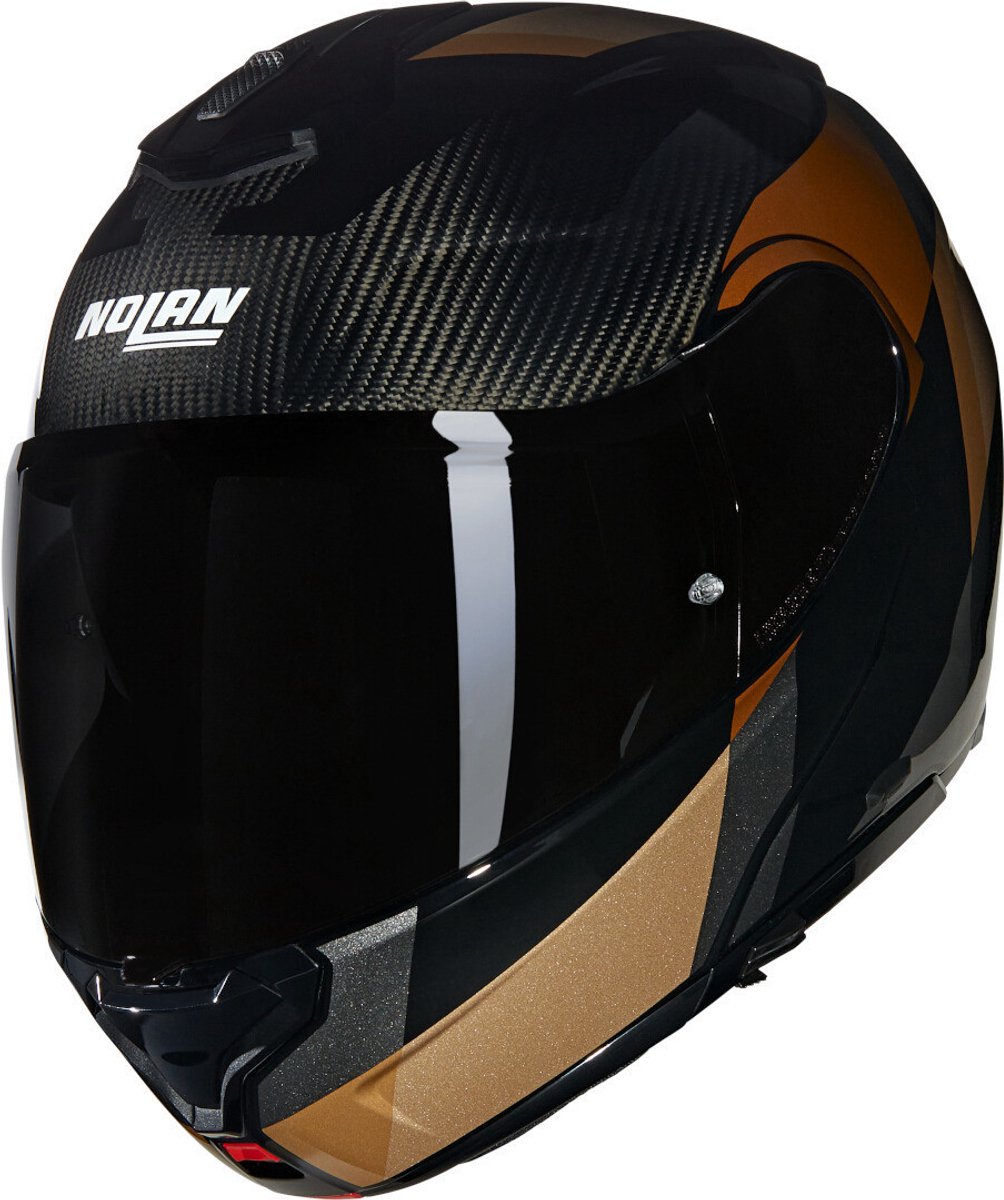 Nolan X-1005 Ultra Sportivo 345 Carbon Oker Sand Glossy Systeemhelm - Maat L - Helm