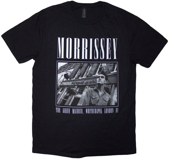 Morrissey - Whitechapel Heren T-shirt - XL - Zwart