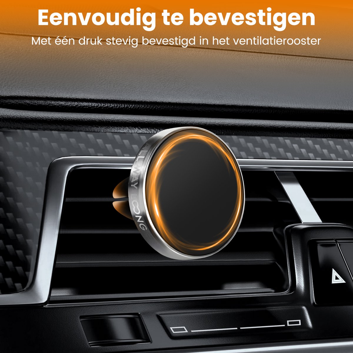 Telefoonhouder Auto - Magnetisch - Metaal & Stevig - Off-Road & Drempel Proof - GSM Mobiel Houder - Autohouder - Universeel - Telefoonhouders Auto Ventilatie – foto 5