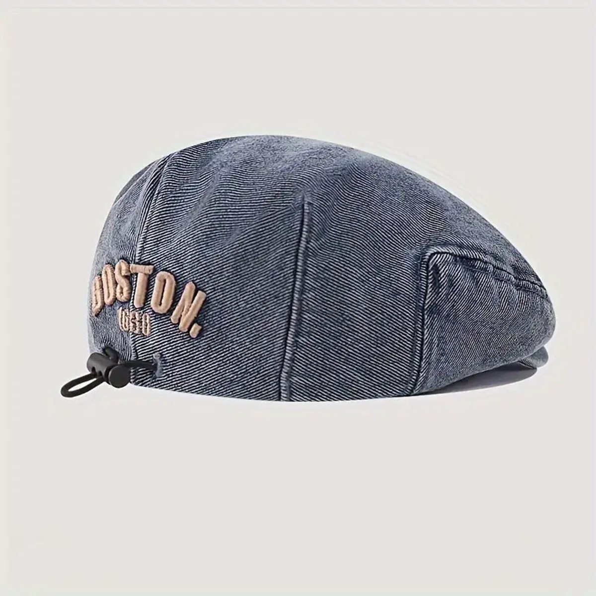 @ Lu’s Today® – Basic Kids Essentials – kinder pet - kinder baret - baker boy pet - denim - 1-3 jaar
