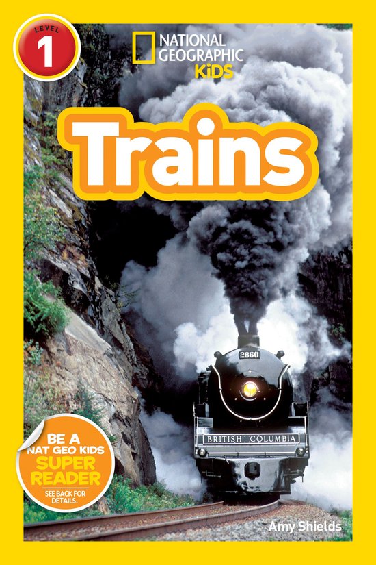 National Geographic Kids Readers 1 - Trains (National Geogra ... - cover