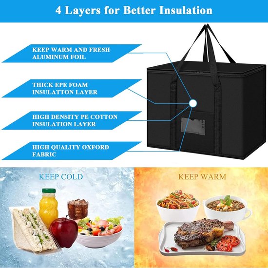 Lexium Koelbox - Draagbare koelbox voor camping en strand - Koelbox zonder stroom - Ideaal voor picknick, auto of boot - Houdt eten en drinken koel - Lichtgewicht en stevig - Met handvat en deksel - Perfect voor outdoor activiteiten, roadtrips en fes van Lexium — afbeelding 2