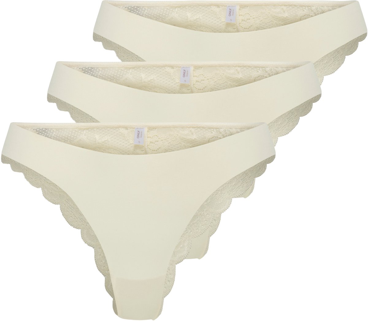 Only Chloe Lace Brazil Slips Dames (3-pack)