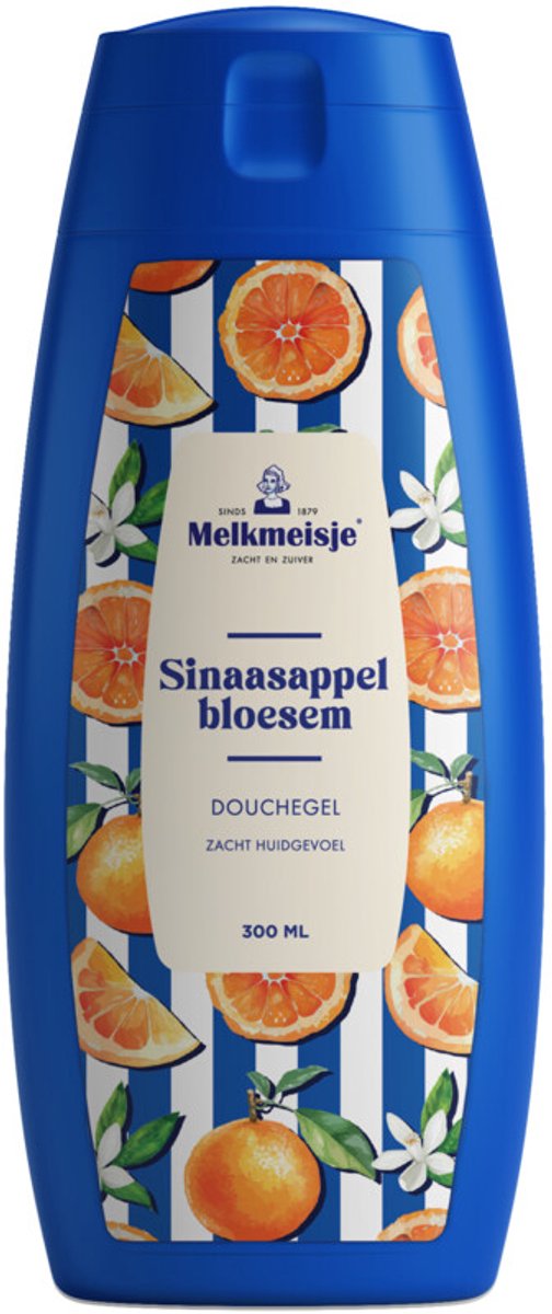 Goedkoopste melkmeisje douchegel - sinaasappel bloesem - zacht huidgevoel - 300ml - zuiver