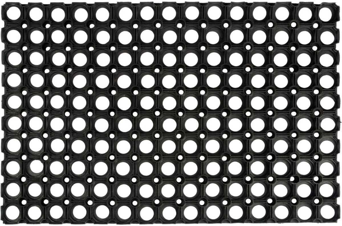 Galicja Bruno Serie - Buiten Rubber Deurmat - 40x60cm - Zwart