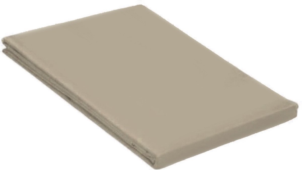 Comfortabel Hotelkwaliteit Laken - 240x275 cm - 100% Katoen - Taupe Bedlaken - Tweepersoons Lits-jumeaux - 240x275 - Zacht & Fris