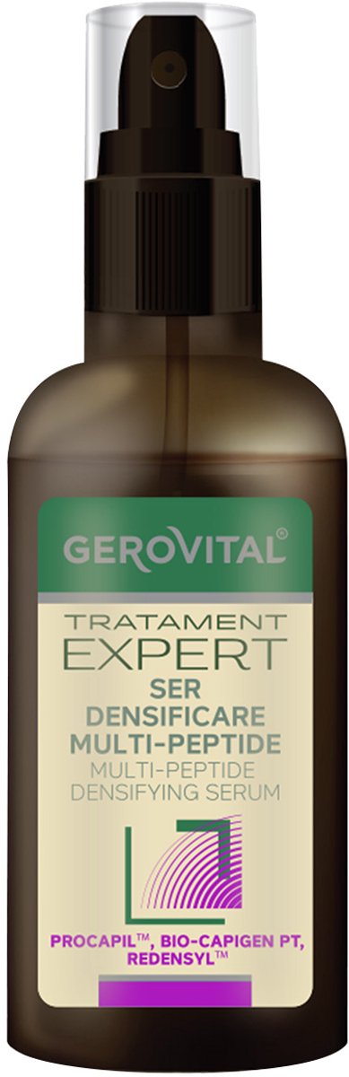 Leave-in serum met multipeptiden voor het verdichten van dun en zwak haar - voor haargroei Gerovital Expert Treatment - 100 ml