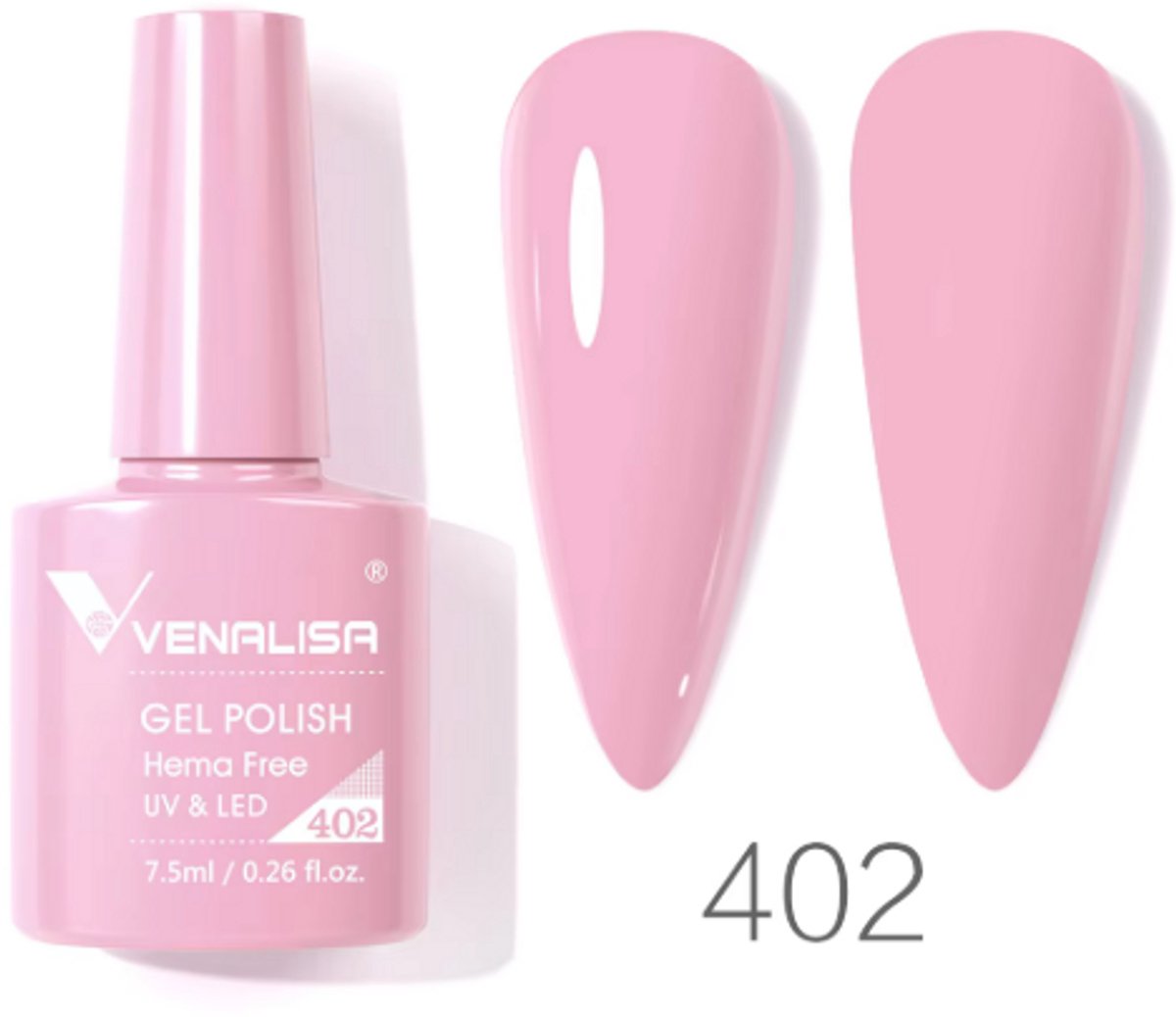 Gel Nagellak | Gel Polish | HEMA vrij | TPO Vrij | LED Gel | UV Gel | Nagellak | Verschillende Kleuren | Gellac | HEMA free | TPO free | Venalisa Gellak | 7,5 ml