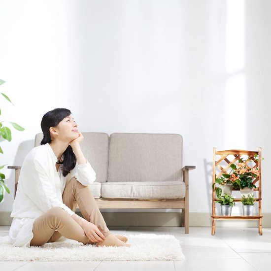 Metalen Plantenbak Rose - Trap Zwart | Sfeervol in huis