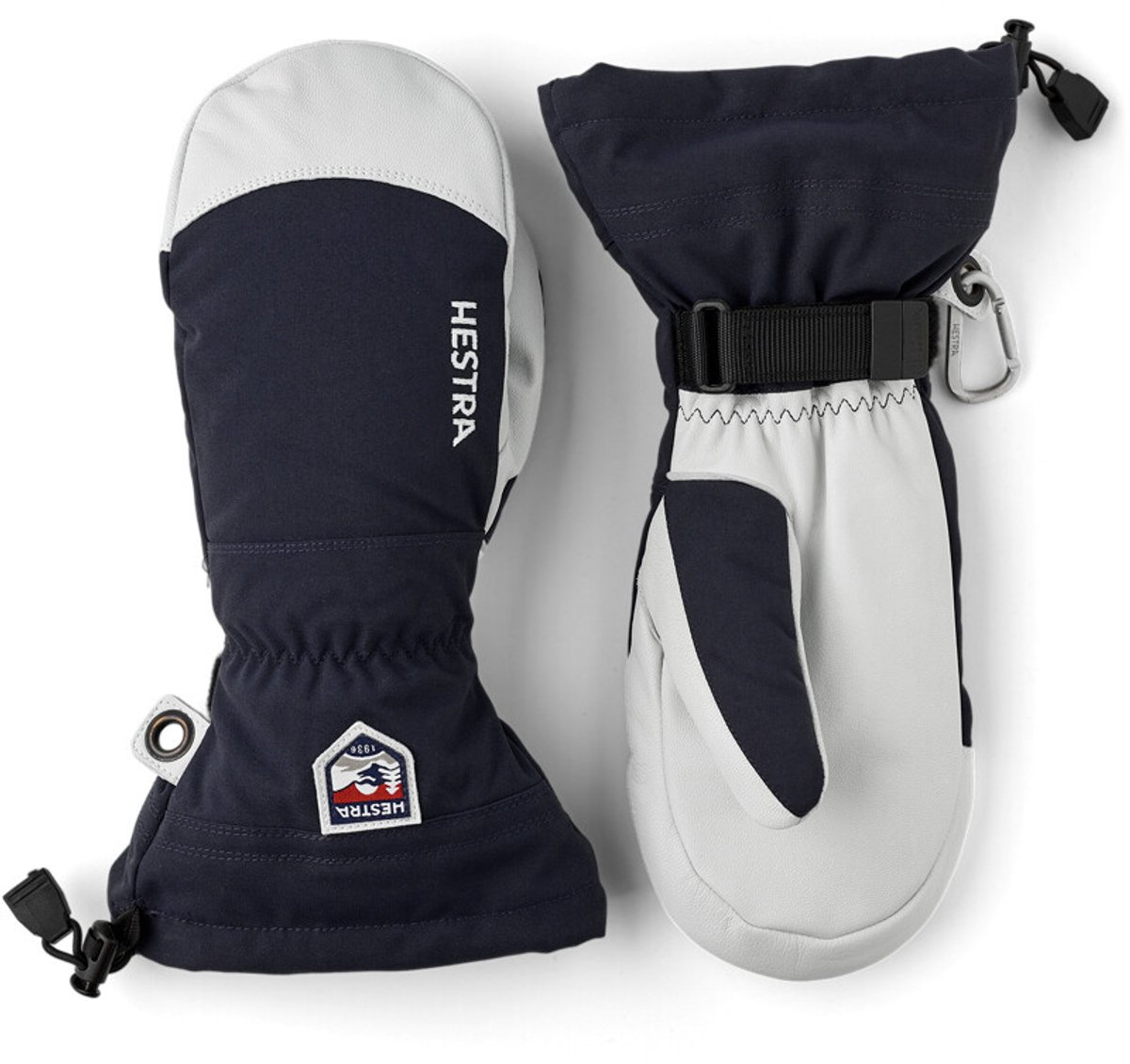 HESTRA ARMY LEATHER HELI SKI MITT Blauw