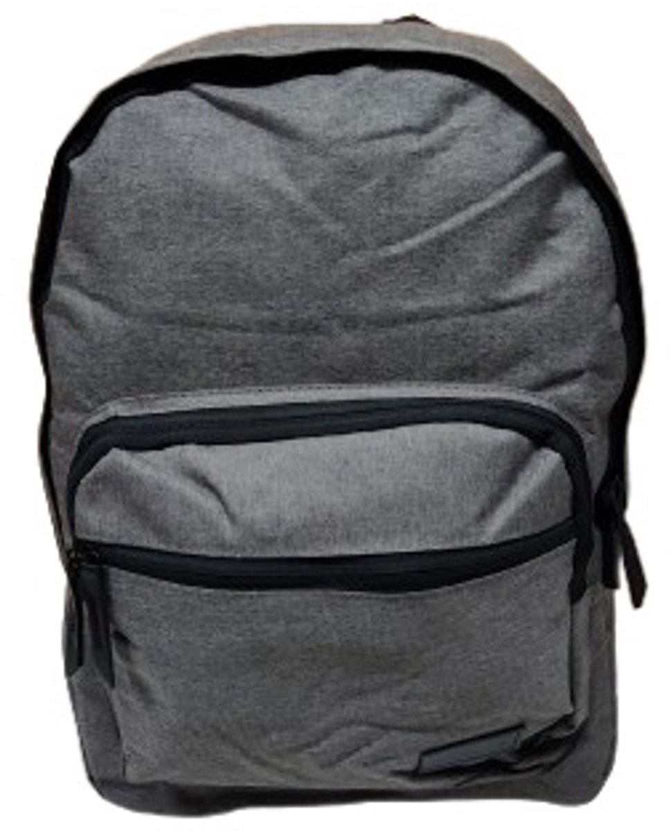 Rugzak-Lichtgewicht-Slechts 370 gram-40x30 cm-3 Vakken- Grijs- Rugtas