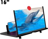 Mingchaungweili Telefoon Vergrootscherm - 16 Inch XXL - Zwart - Smartphone Vergrootscherm - Telefoon Vergroter- Telefoon Vergrootglas
