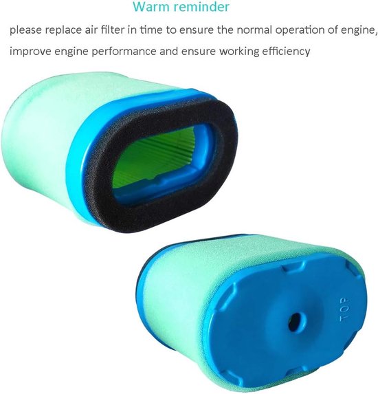 Geschikt voor Luchtfilter 498596 met voorfilter 273356S voor B&S motor 690610 697029 4207 5059H grasmaaier accessoires van Merkloos	 — afbeelding 2