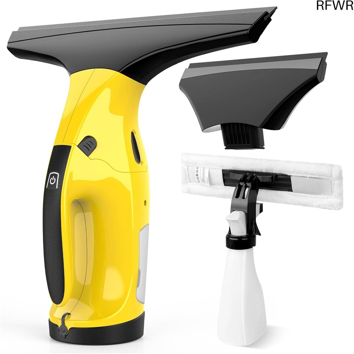 RFWR® Geel Raamzuiger voor Streeploos Drogen van Ramen