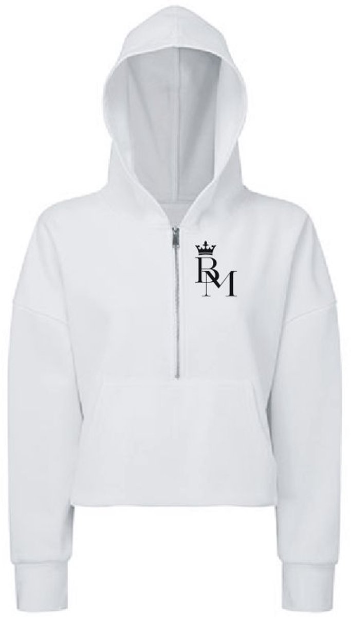 Livingstickers – TriDri Dames Set – Broekje met Oversized Korte Hoodie – Met Eigen Initialen – Personaliseer baar – Comfortabel Lounge Set – Zomer Set – Maat S/M
