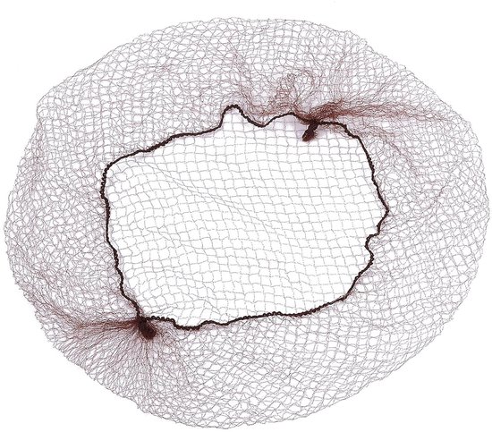 Onzichtbare haarelastiekjes - Elastisch net aan de zijkant, 50 stuksGoudkleurige