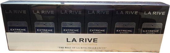 La Rive Extreme Story Men parfum voordeelverpakking heren van 6 stuks x 30 ml