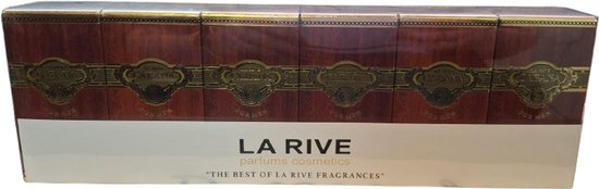 La Rive Cabana Men parfum voordeelverpakking heren van 6 stuks x 30 ml