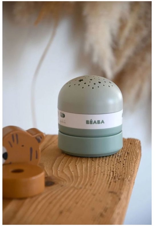Béaba Pixie Projector Nachtlamp - Slaaphulp met Sterrenhemelprojectie, Witte Ruis & Huilsensor - Tot 100u Batterij - Compact & Draagbaa van Béaba — afbeelding 5