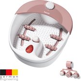 Beurer FB 20 Elektrisch voetenbad - Voetmassage - Trillings- en bubbelmassage - Voetreflex rollers - Infraroodlichtveld - 3 Pedicure opzetstukken - Tot schoenmaat 48 - Warm water blijft warm - Snoeropwinder - 120 Watt - 3 Jaar garantie