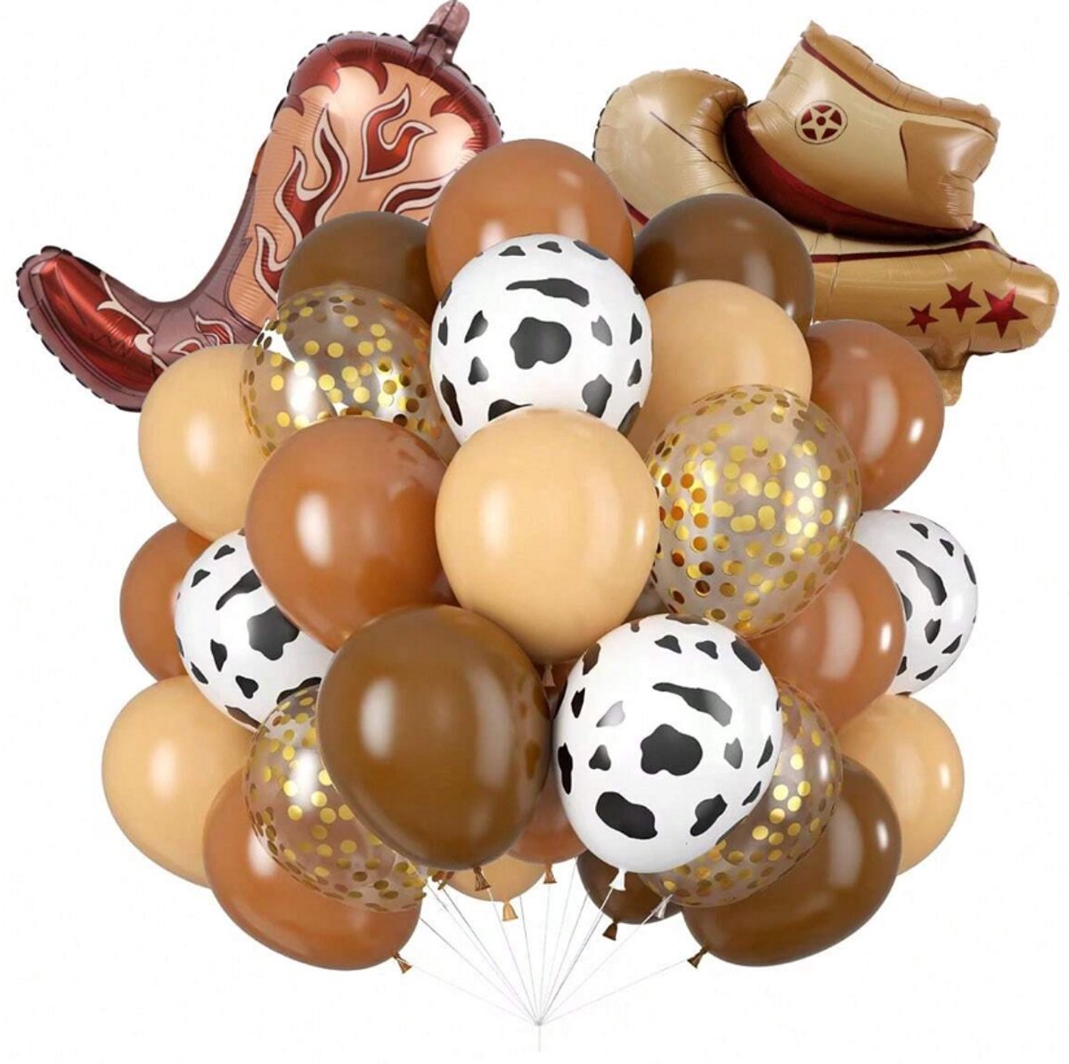 Decoración Para Tema Cowboy Rodeo – Figuras Para Tartas De Caballo, Sombrero, Paisaje Y Más