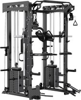 PH Fitness All-in-One Home Gym – Power Rack met 160KG Gewichtstapel – Smith Machine + Kabelsysteem – Full Body Krachtstation – Compact & Professioneel – Incl. Accessoires