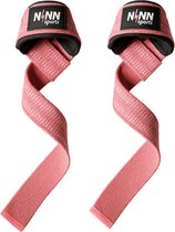 NINN Sports Lifting Straps Rose - Accessoires de vêtements pour bébé de Musculation - Powerlifting - Musculation