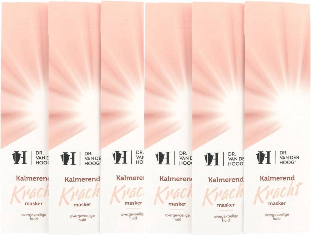 6x Dr. van der Hoog Kalmerend Kracht Masker - Overgevoelige Huid