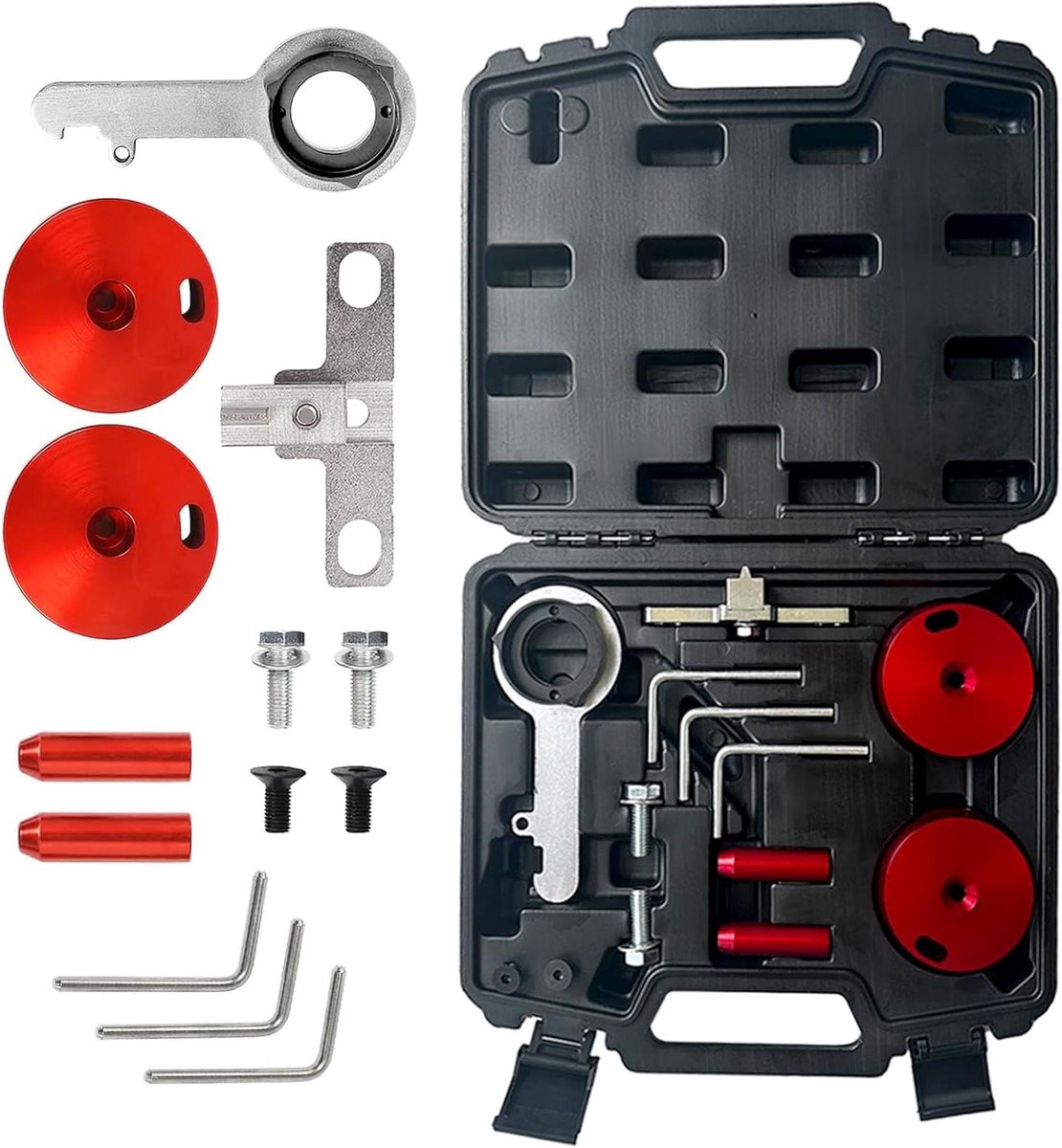Allecto Plus - Motor Timing Tool Kit voor Ford Transit 2.0 TDCi - Nokkenas Uitlijning en Motor Timing Locking Tool - Diesel EcoBlue/Belt Engine Timing Locking Kit