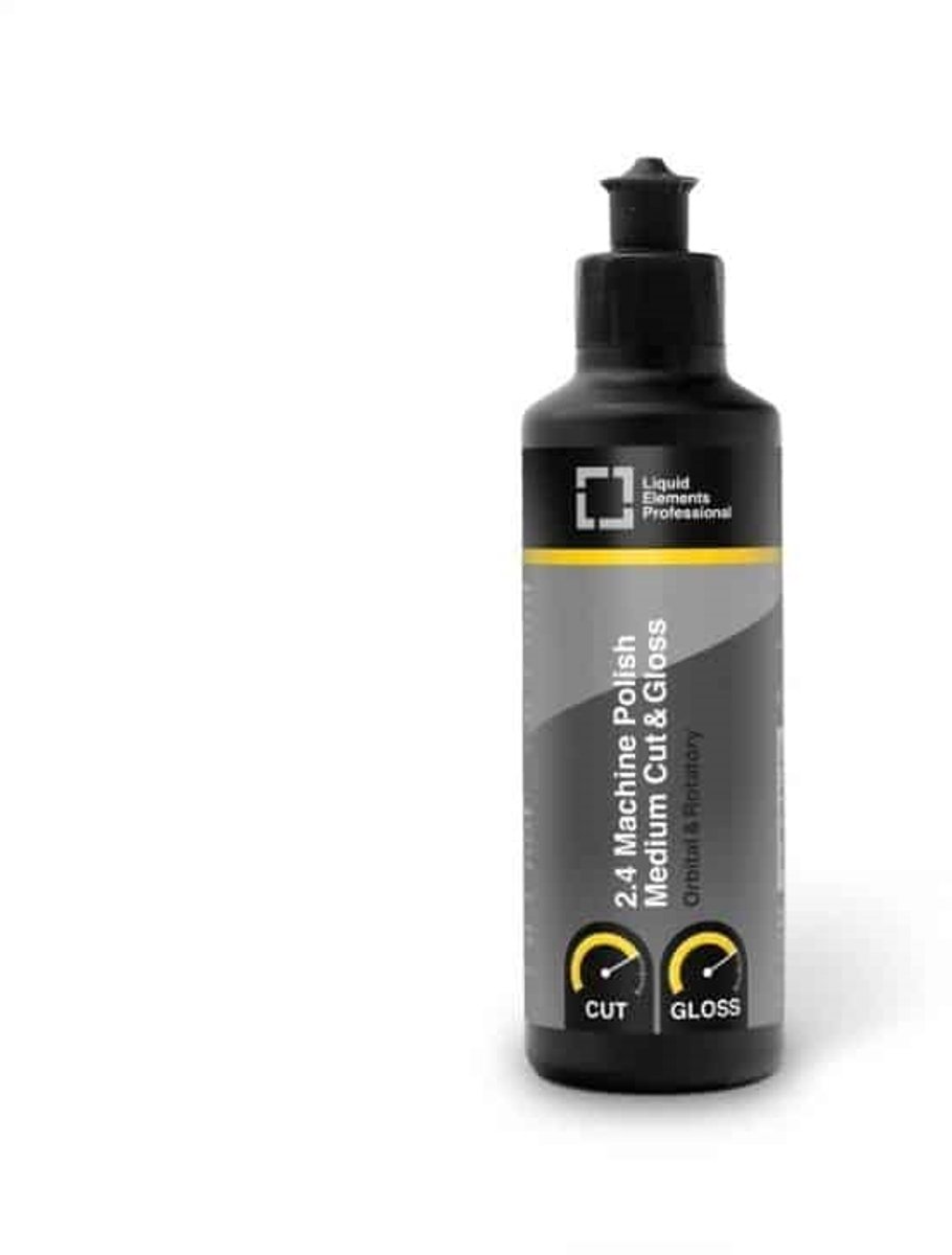 Liquid Elements 2.4 Machine Polish Medium Cut & Gloss – 250 ml